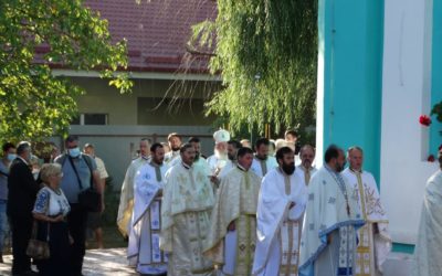 Ceremonia de sfințire a noii bisericii ortodoxe din cadrul Vicariatului Ortodox Ucrainean din România